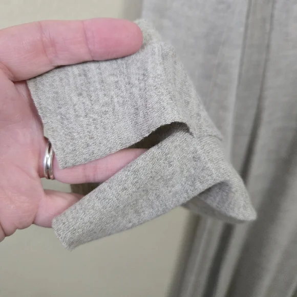 RAG & BONE Yan Japenses Wool Long-Sleeve Midi Dress Sz Small Heather Minimalist - Picture 5 of 15